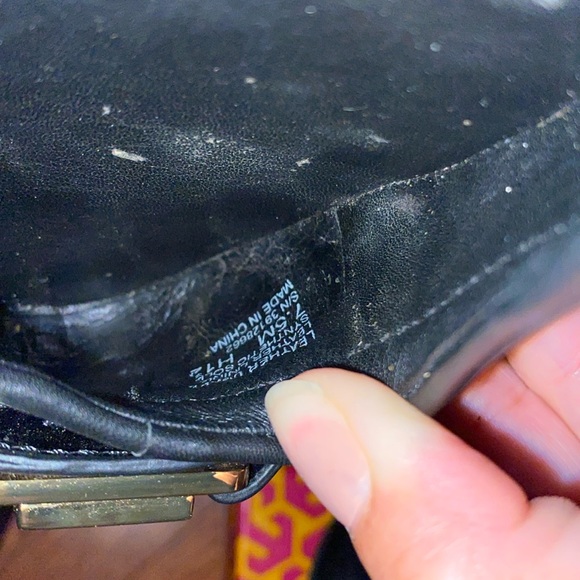 Black Tory Burch Ambrose Ballet Mestico/Finni Veg Leather - Picture 8 of 10